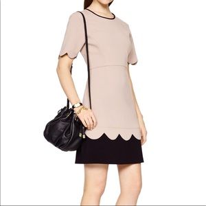 Kate Spade Scalloped Edge Sponge Dress